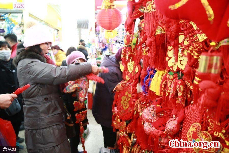 Espírito festivo do Festival da Primavera invade a China