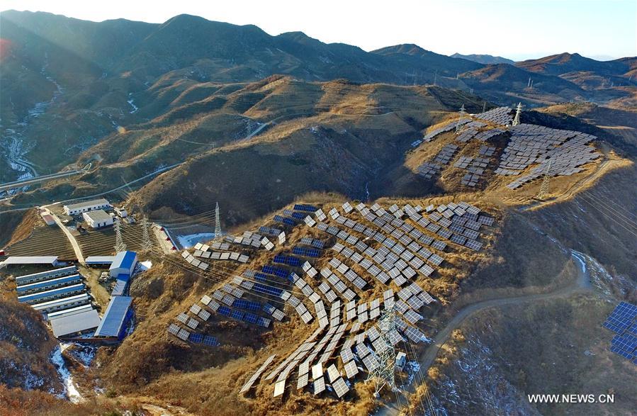 Central solar fotovoltaica Gehetou no norte da China