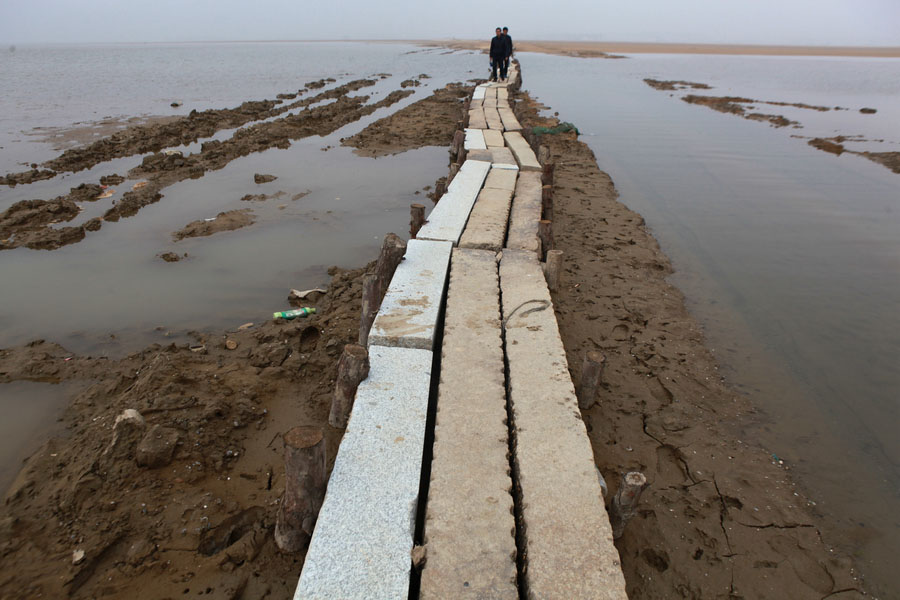 Ponte histórica em Jiangxi reaberta ao público