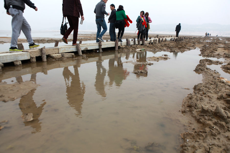 Ponte histórica em Jiangxi reaberta ao público