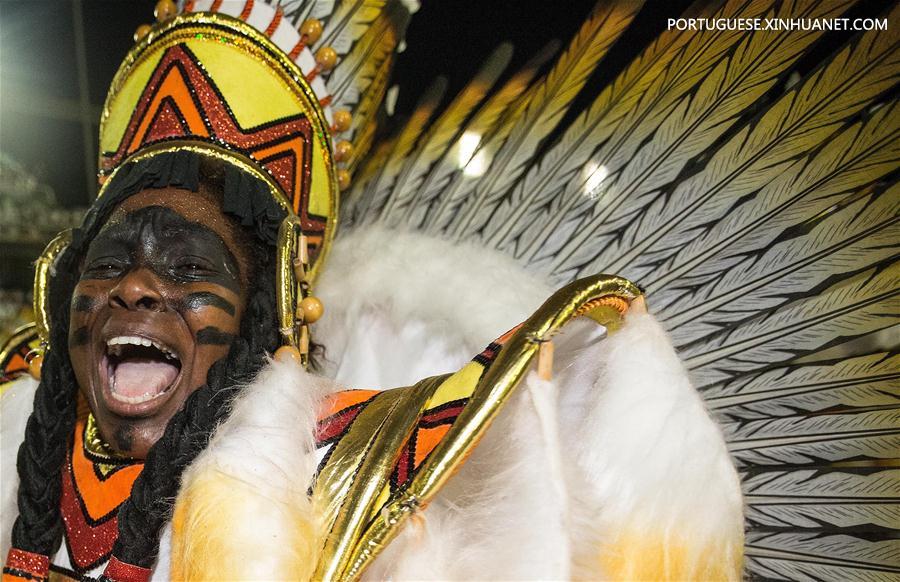 Desfiles das escolas de samba do Rio de Janeiro em imagens