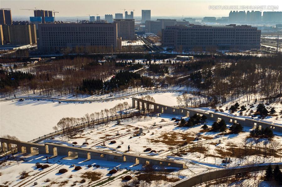 Em imagens: Parque Mundial de Esculturas em Jilin