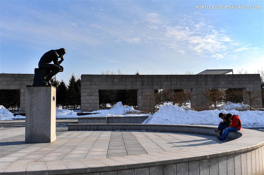 Em imagens: Parque Mundial de Esculturas em Jilin