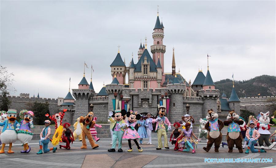 Disney de Hong Kong inicia festividades para o Carnaval da Primavera