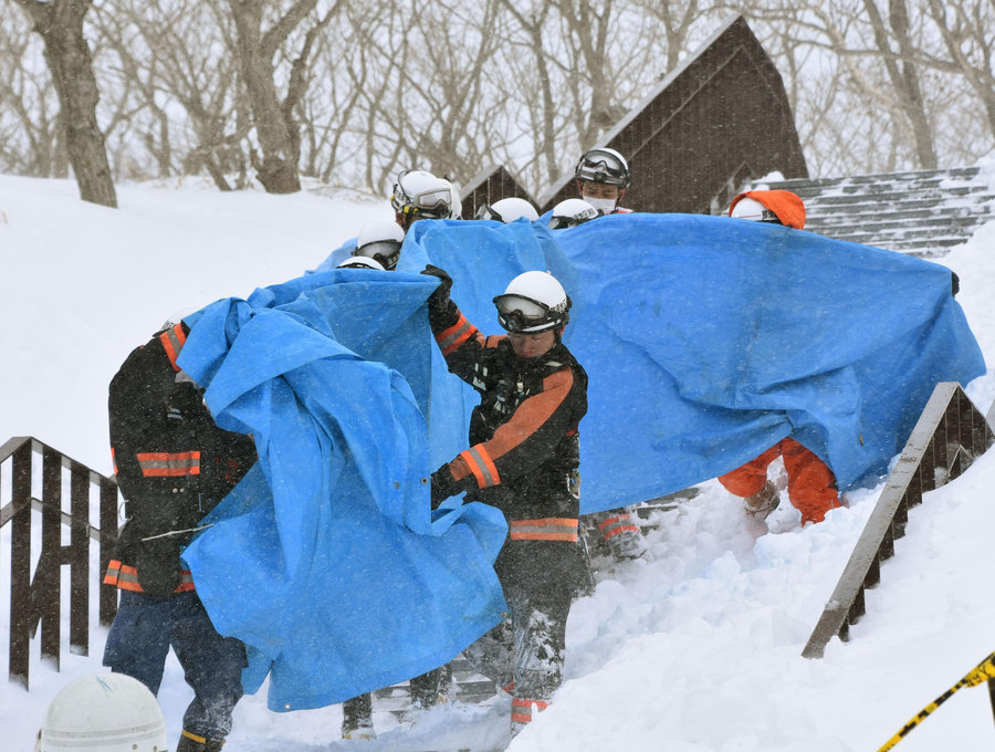 Avalanche no Japão deixa 8 mortos e 40 feridos