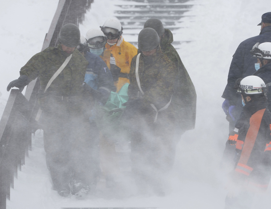 Avalanche no Japão deixa 8 mortos e 40 feridos