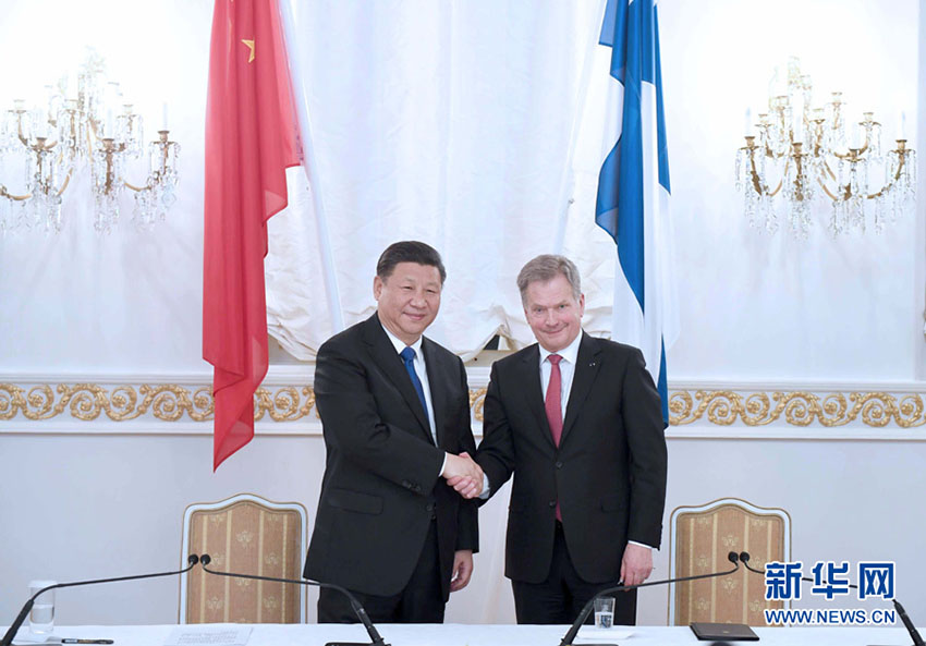 China e Finlândia concordam em avançar laços e aprofundar cooperação