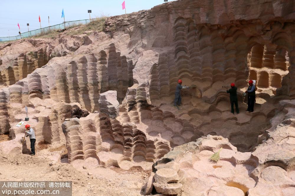 Fossos de moinhos de pedra com 600 anos encontrados em Shandong