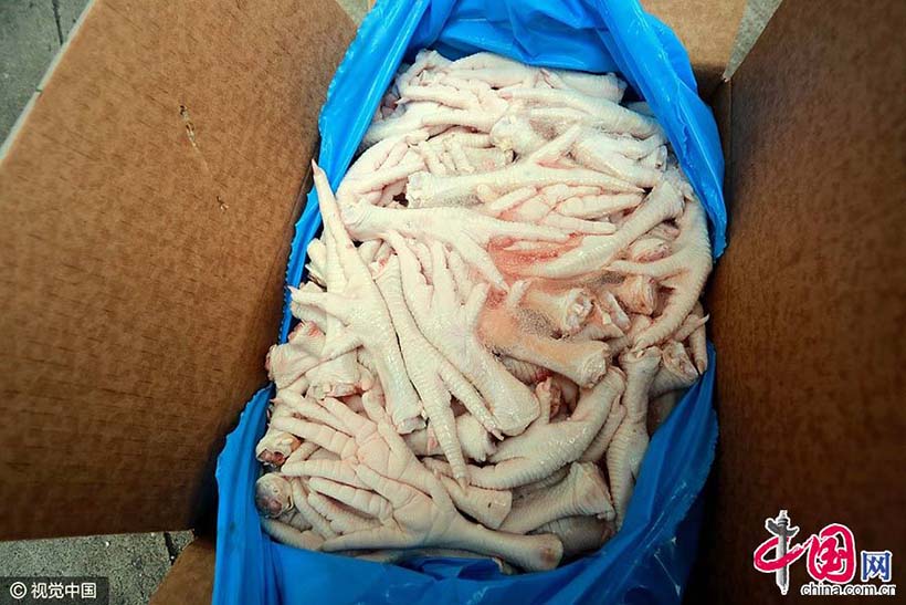 Polícia de Shenzhen apreende 630 toneladas de carne congelada contrabandeada