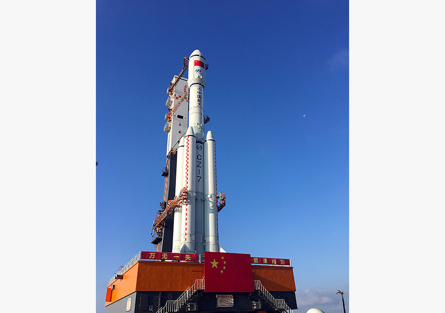 Nave espacial de carga Tianzhou 1 transferida para Centro de Lançamento Espacial de Wenchang