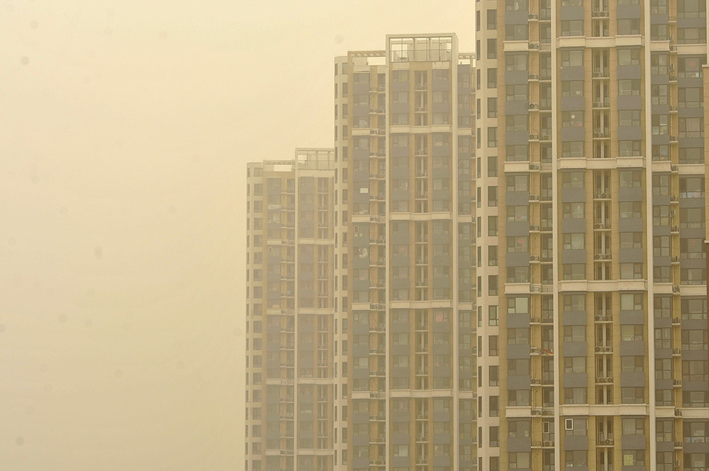 Beijing emite alerta azul para tempestade de areia