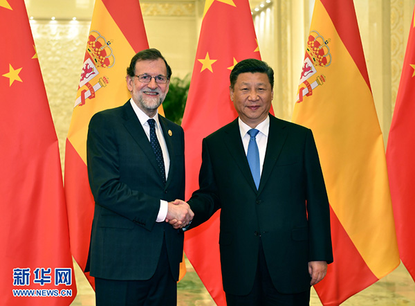 China espera mais cooperação com Espanha