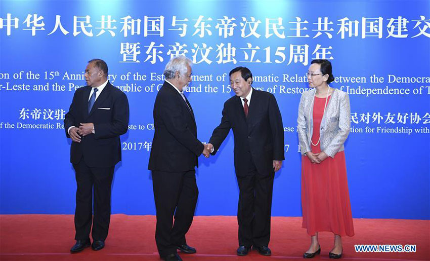 Beijing celebra 15º aniversário da abertura de relações diplomáticas sino-timorenses