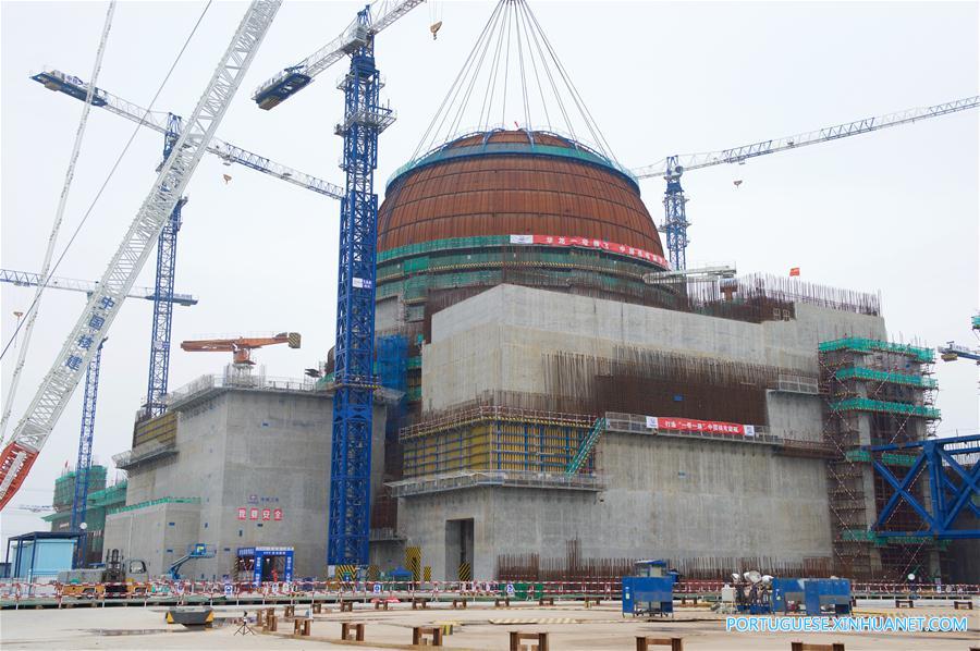 China conclui construção do primeiro projeto nuclear com tecnologia ‘Hualong One’