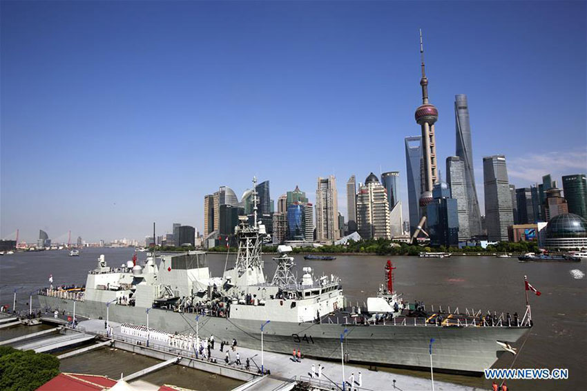 Fragata da marinha canadense HMCS Ottawa chega a Shanghai para visita de sete dias