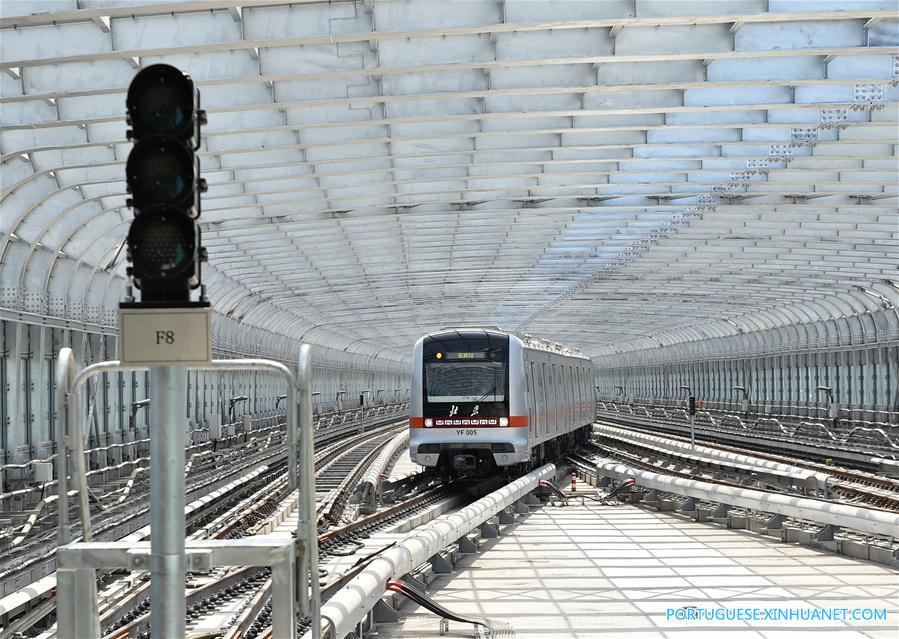 Linha Yanfang do metrô de Beijing será inaugurada até o final de 2017