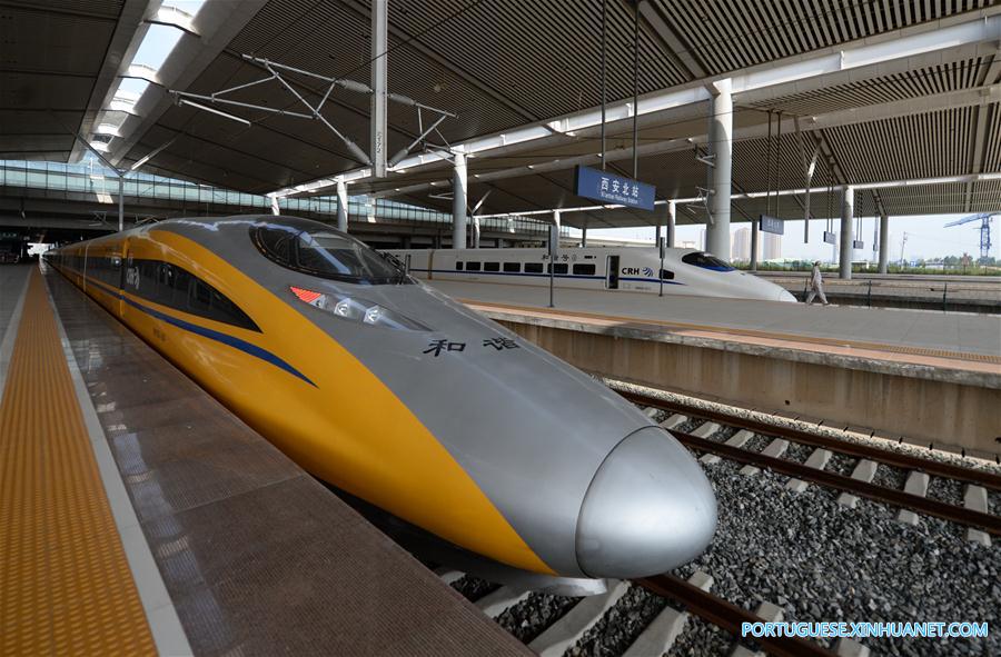 Ferrovia de passageiros Xi'an-Chengdu realizará teste conjunto