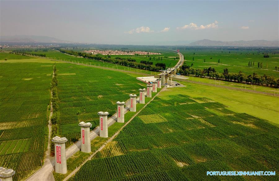 Ferrovia de alta velocidade Beijing-Zhangjiakou será concluída até o final de 2019