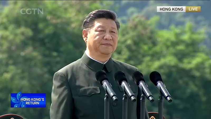 Presidente Xi inspeciona guarnição do ELP em Hong Kong