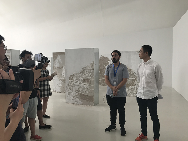 Artista visual português Vhils apresenta exposição individual “Imprint” em Beijing