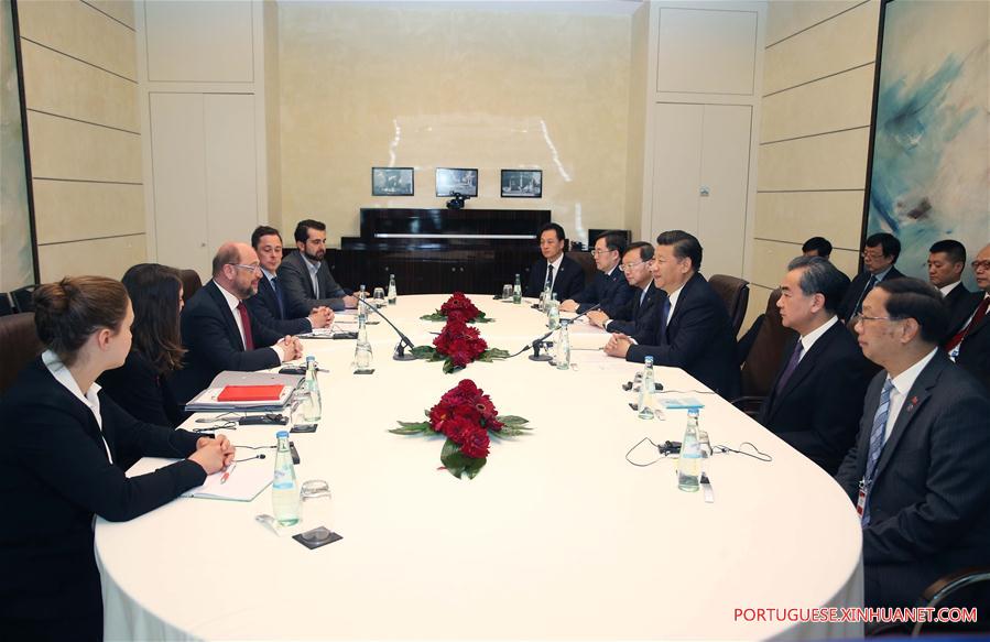 Presidente chinês conversa com líder do Partido Social Democrata da Alemanha sobre relações bilaterais