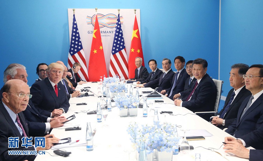 Xi e Trump discutem laços e assuntos de destaque no âmbito da cúpula do G20