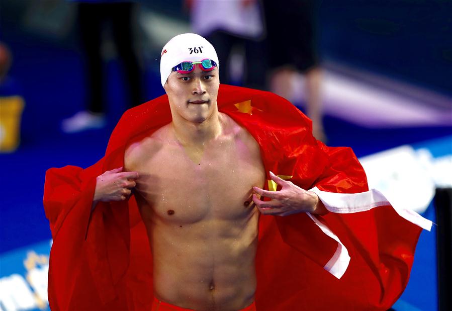 Sun Yang conquista título de 400 metros livres no Campeonato Mundial de Desportos Aquáticos