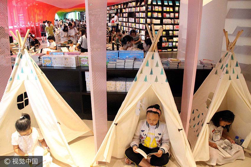 Livraria em Suzhou transformada em “país das maravilhas”