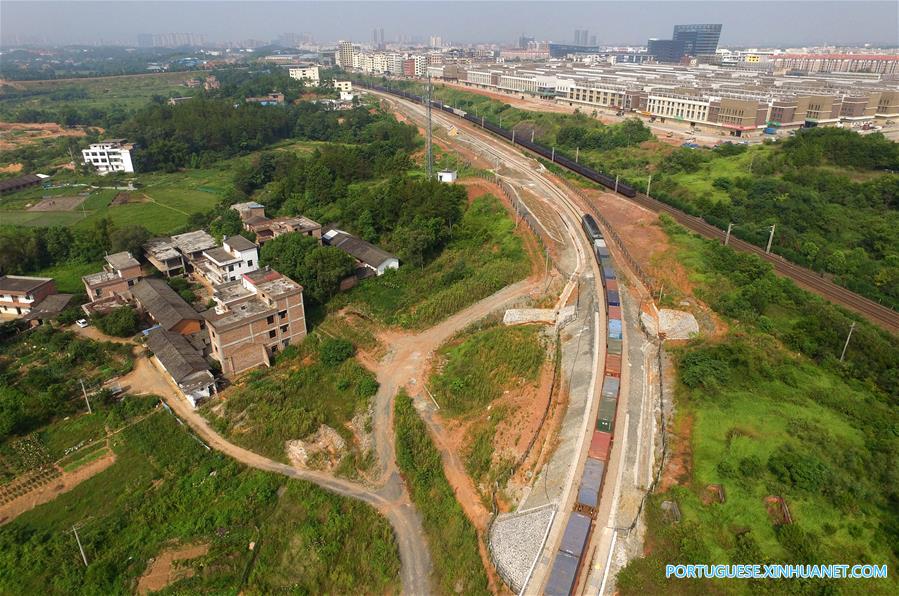 Serviço de trem de carga é lançado entre Ganzhou e Cazaquistão