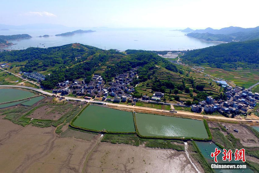 Galeria: Paisagem aérea do lodaçal de Xiapu, na província de Fujian