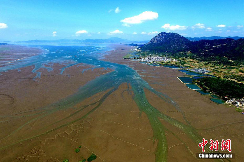 Galeria: Paisagem aérea do lodaçal de Xiapu, na província de Fujian