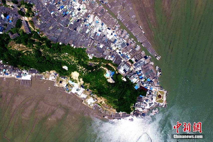 Galeria: Paisagem aérea do lodaçal de Xiapu, na província de Fujian