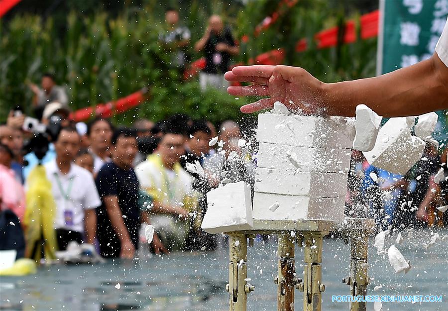 Templo Shaolin realiza competição de artes marciais