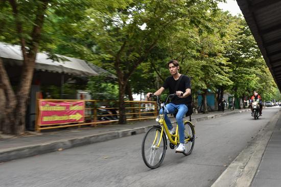 Bicicletas compartilhadas chegam à Tailândia