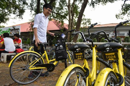 Bicicletas compartilhadas chegam à Tailândia