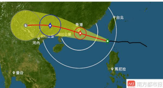 Macau decreta alerta máximo face à chegada do tufão Hato