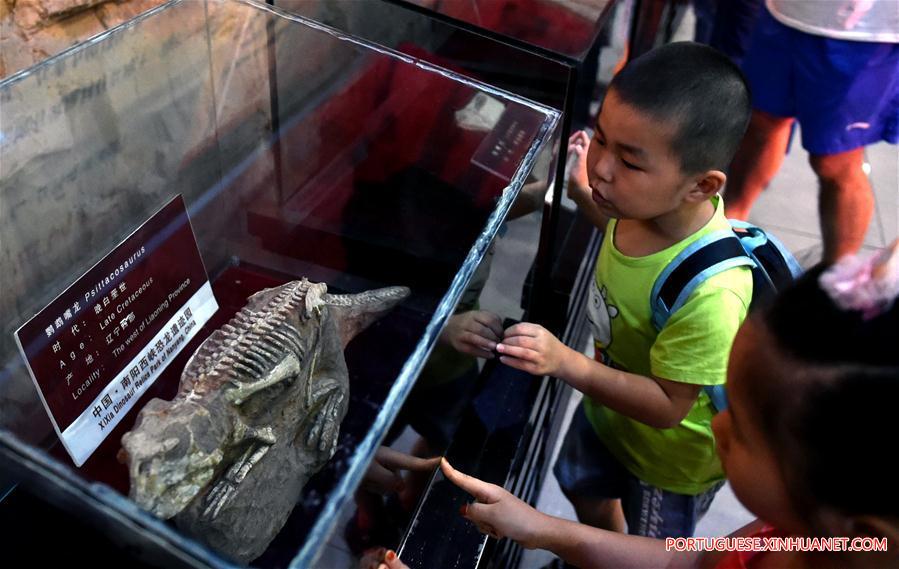 Parque de reliquias de dinossauro em Henan