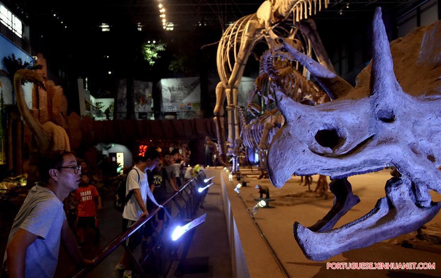 Parque de reliquias de dinossauro em Henan