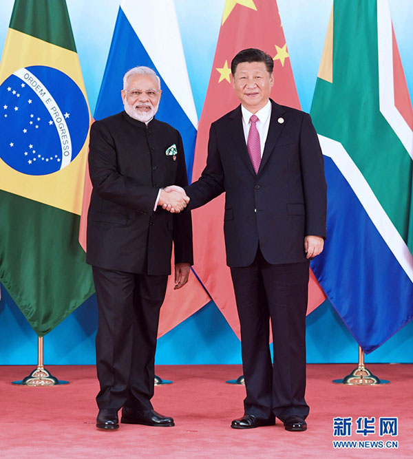 Líderes do BRICS reúnem-se em Xiamen