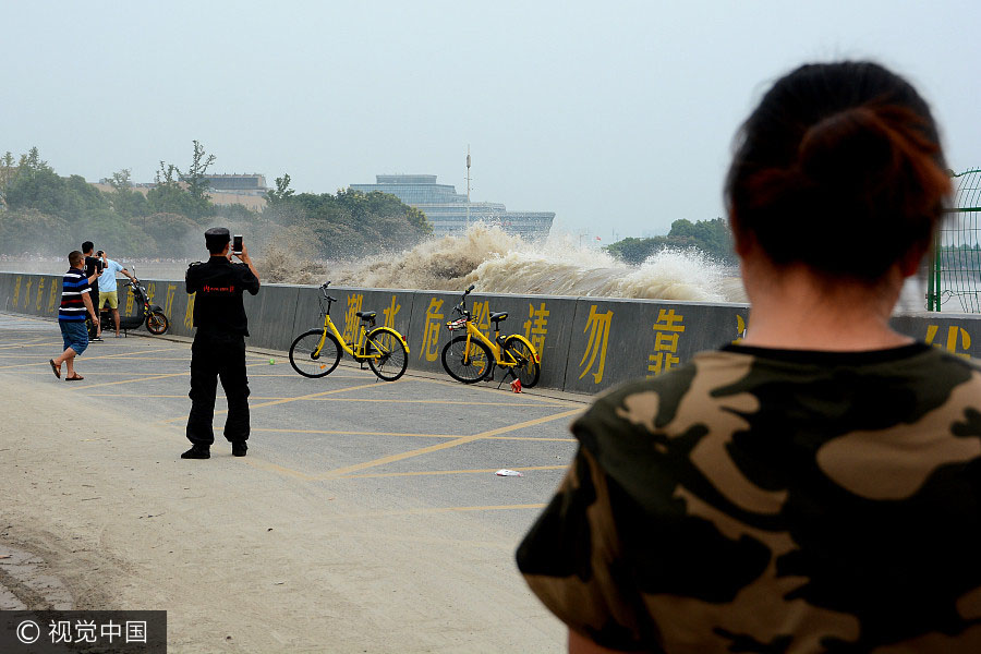 Galeria: Mará alta sazonal do rio Qianjiang 