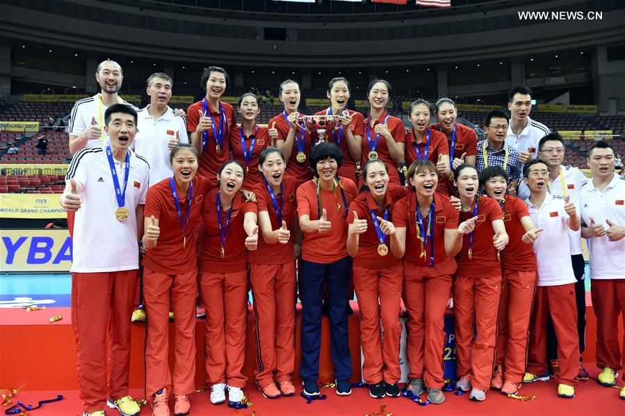 China derrota Japão e conquista título mundial de vólei feminino de 2017