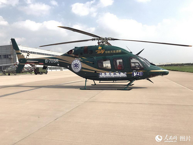 4ª Feira internacional de helicópteros tem início em Tianjin