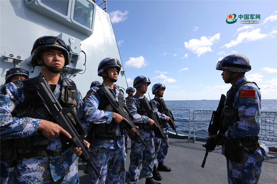 Marinhas chinesa e russa realizam exercício naval conjunto