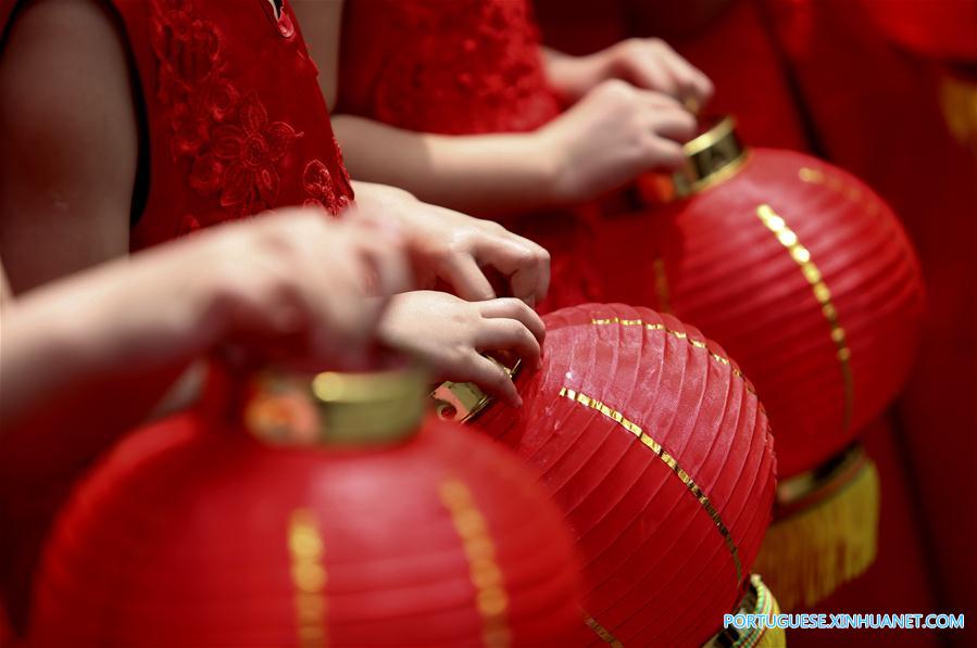 Comemorações do Festival da Lua chinês em São Paulo