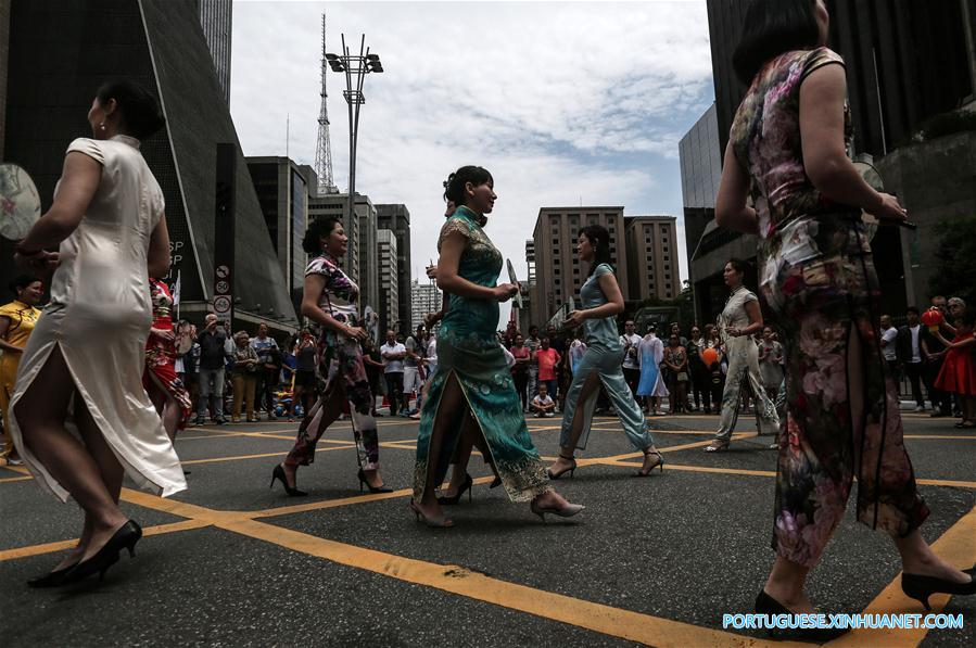 Comemorações do Festival da Lua chinês em São Paulo