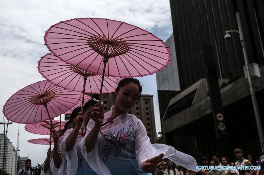 Comemorações do Festival da Lua chinês em São Paulo