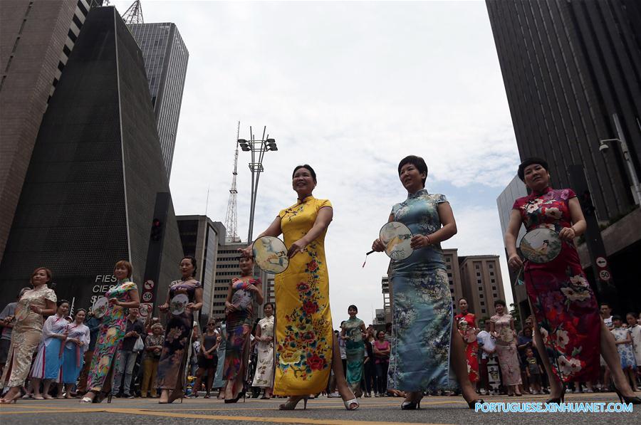 Comemorações do Festival da Lua chinês em São Paulo