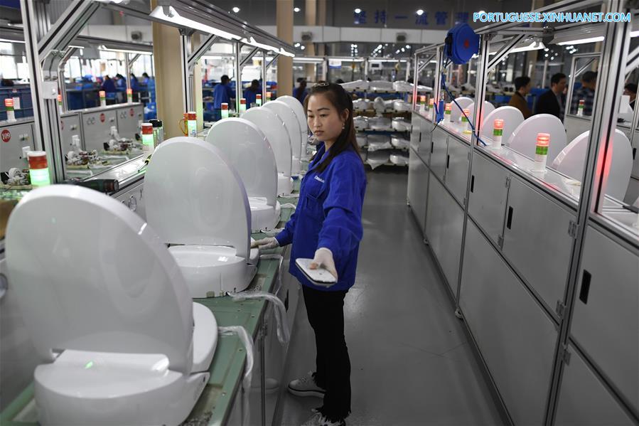 Valor de produção de vasos sanitários de alta tecnologia atinge cerca de 605 milhões de dólares em Zhejiang