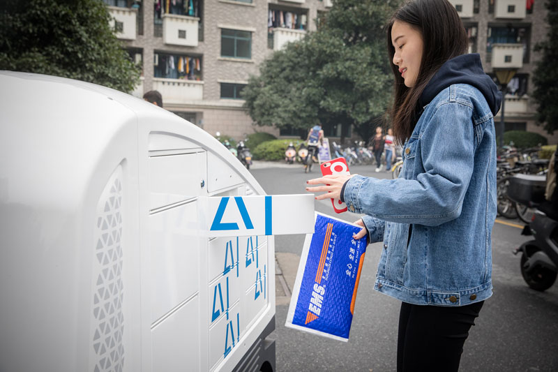 Robôs ajuda a aumentar número de entregas diárias na Universidade de Zhejiang