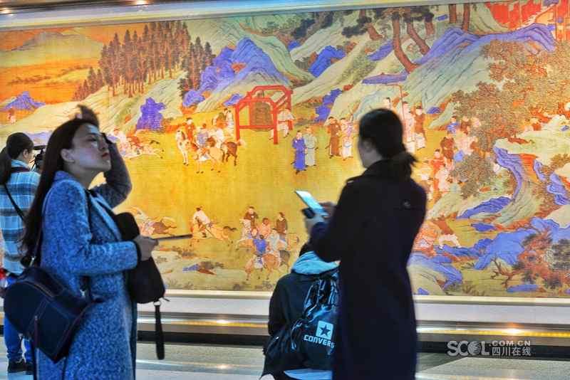 Galeria: Murais da nova linha do metrô em Chengdu